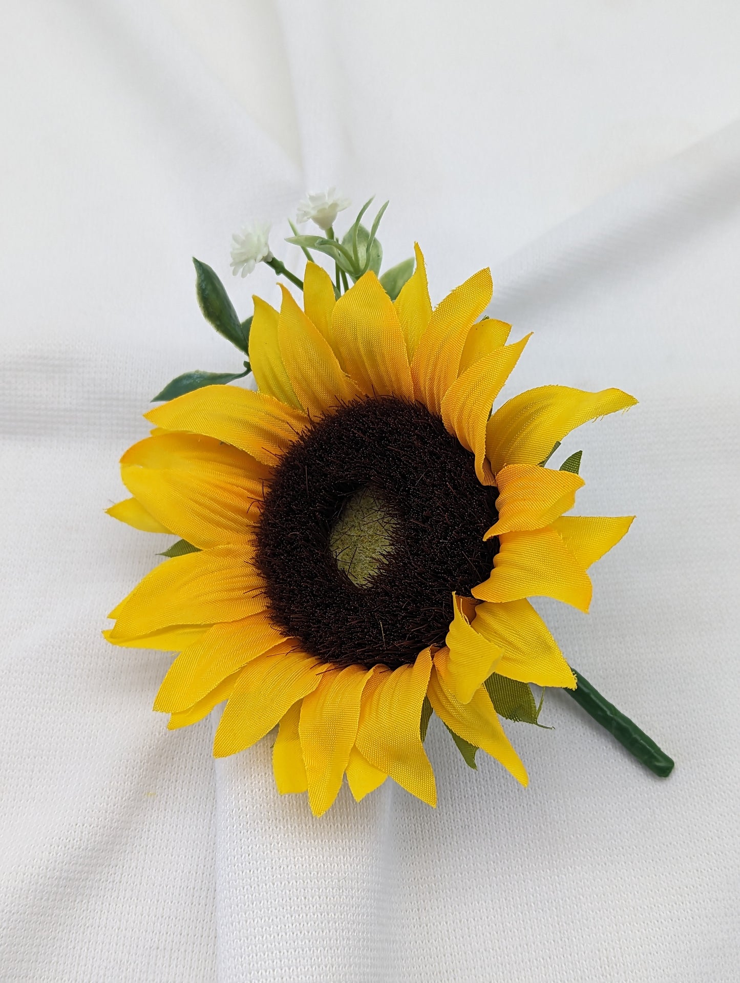 Blue Rose and Sunflower Wedding Flowers