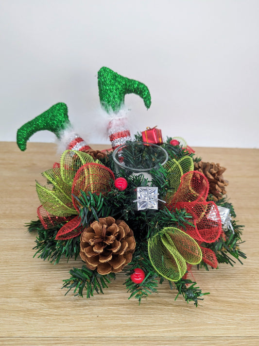 Elf Christmas Table Centrepiece