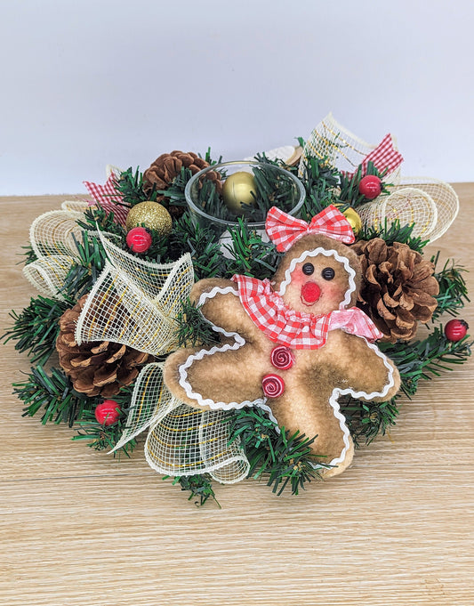 Gingerbread Christmas Table Centrepiece