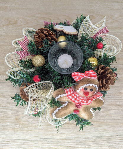 Gingerbread Christmas Table Centrepiece