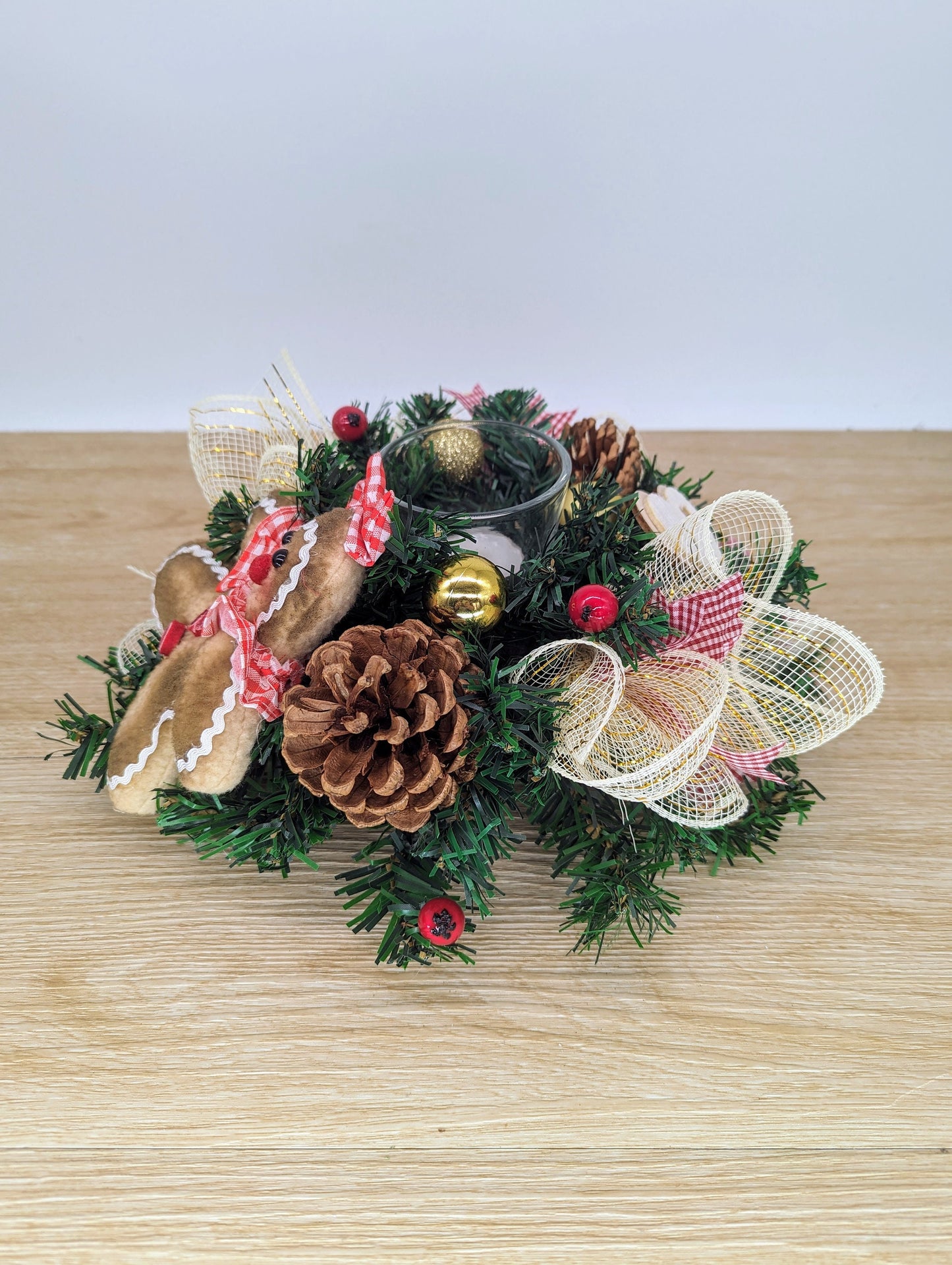 Gingerbread Christmas Table Centrepiece