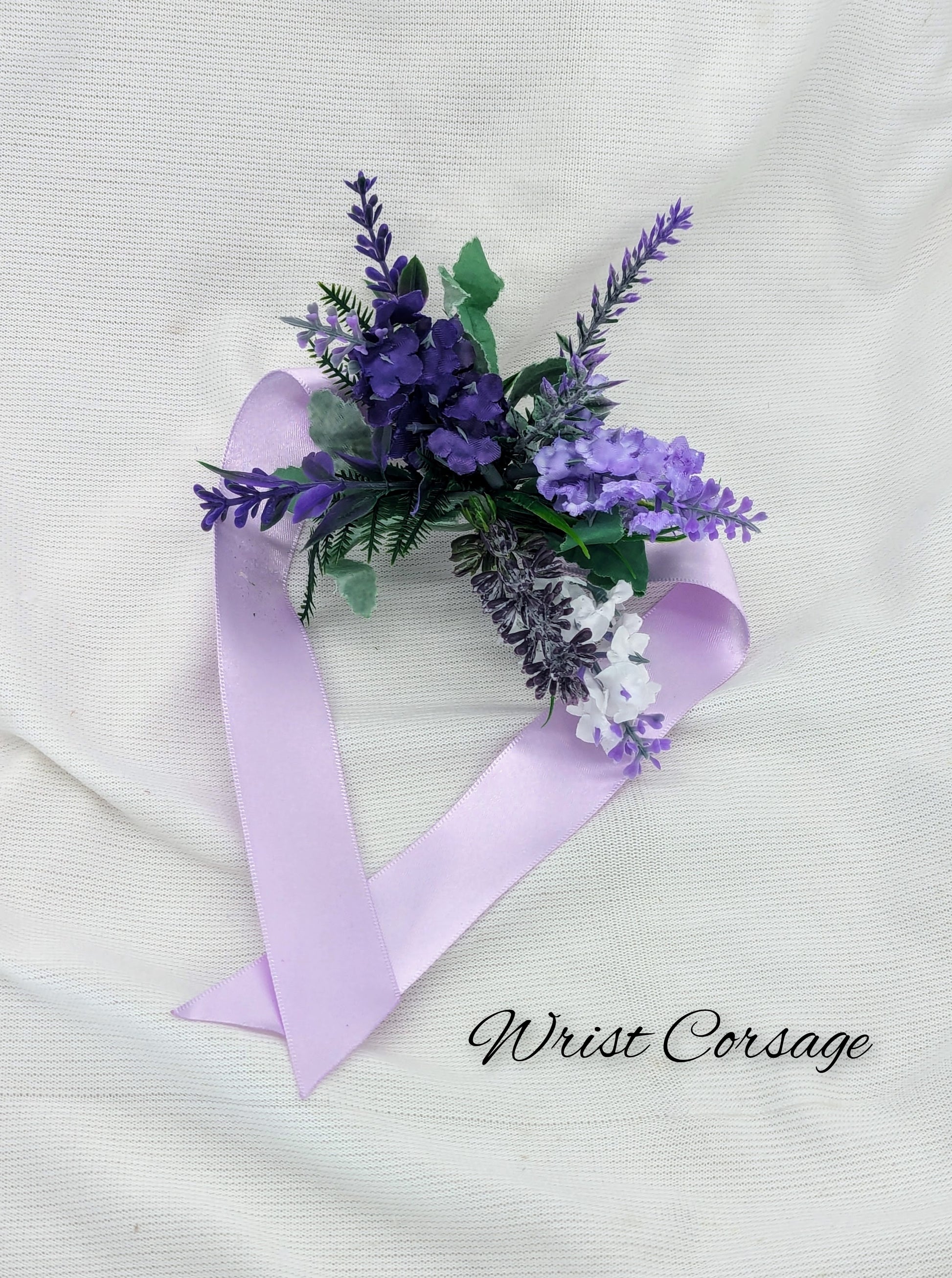 Lavender wrist Corsage 